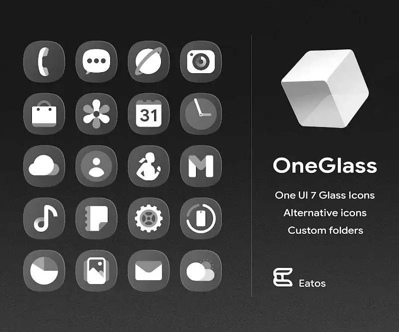 OneGlass 7 Icon Pack Screenshot 1