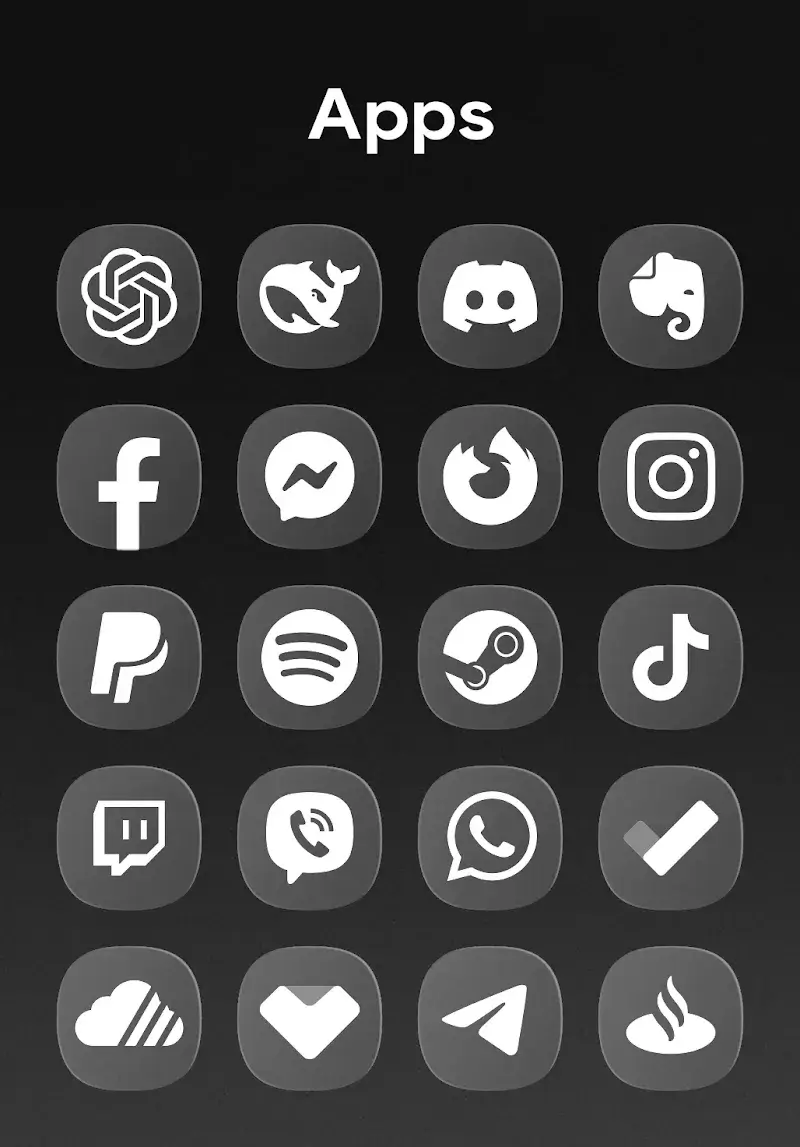 OneGlass 7 Icon Pack Screenshot 3
