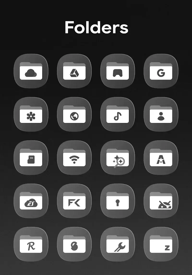 OneGlass 7 Icon Pack Screenshot 5