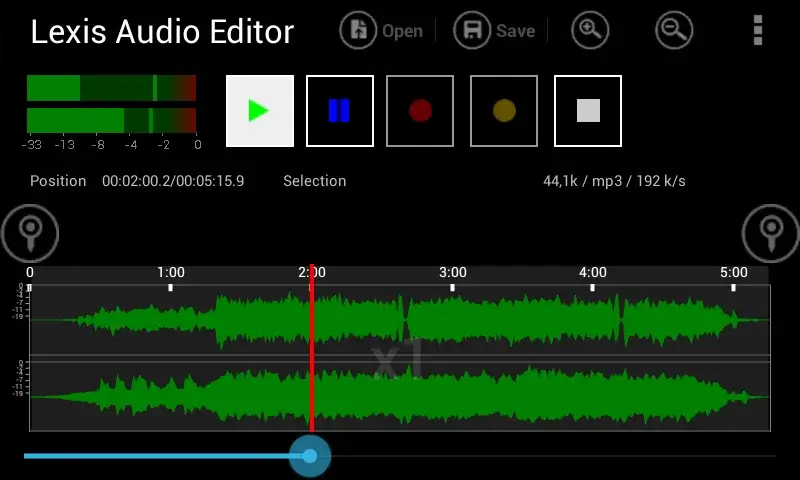 Captura de pantalla 3 de Lexis Audio Editor