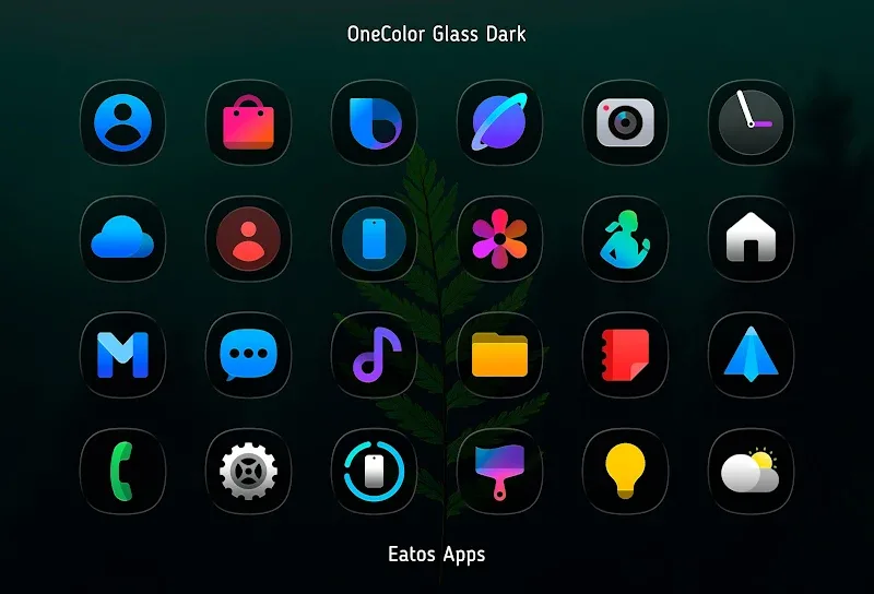 OneColor GlassDark capture d'écran 1