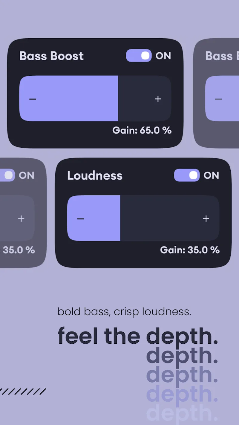 Capture d'écran de l'application Echo Equalizer 3