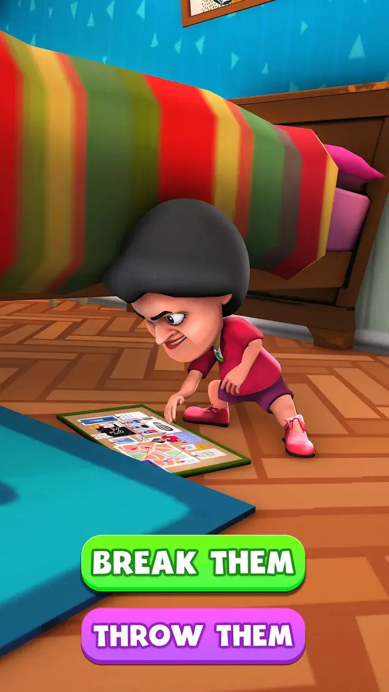 Captura de tela da gameplay de Scary Little Prankster 5