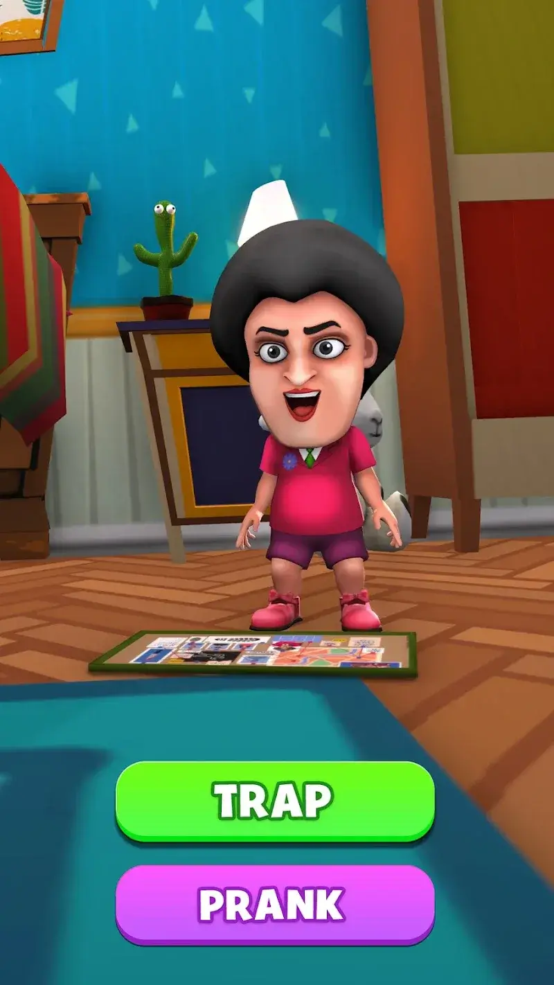 Captura de tela da gameplay de Scary Little Prankster 4