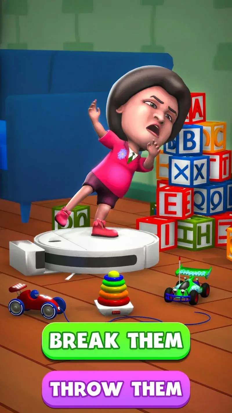 Captura de tela da gameplay de Scary Little Prankster 2