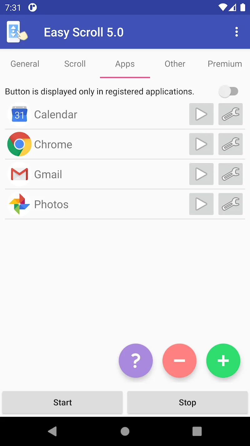 Tangkapan layar Easy Scroll 4
