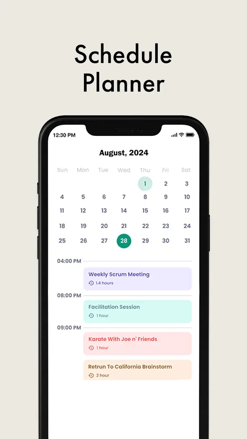 Calendar v22.7 APK captura de pantalla 3