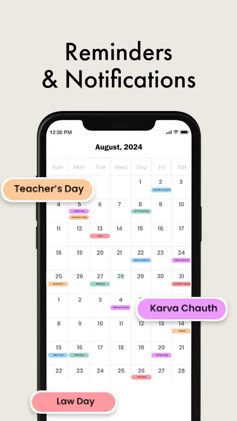 Calendar v22.7 APK captura de pantalla 4