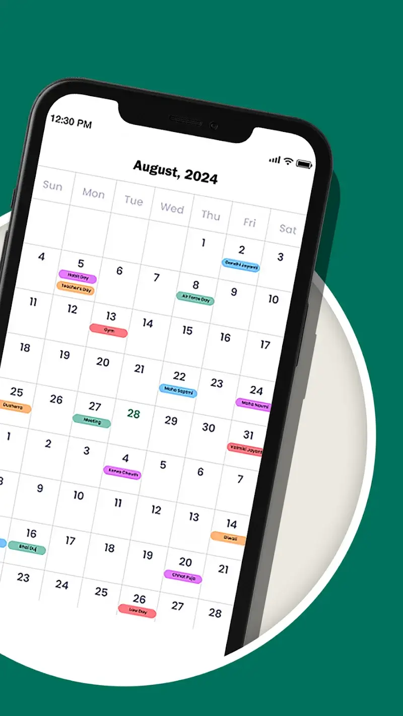 Calendar v22.7 APK captura de pantalla 2