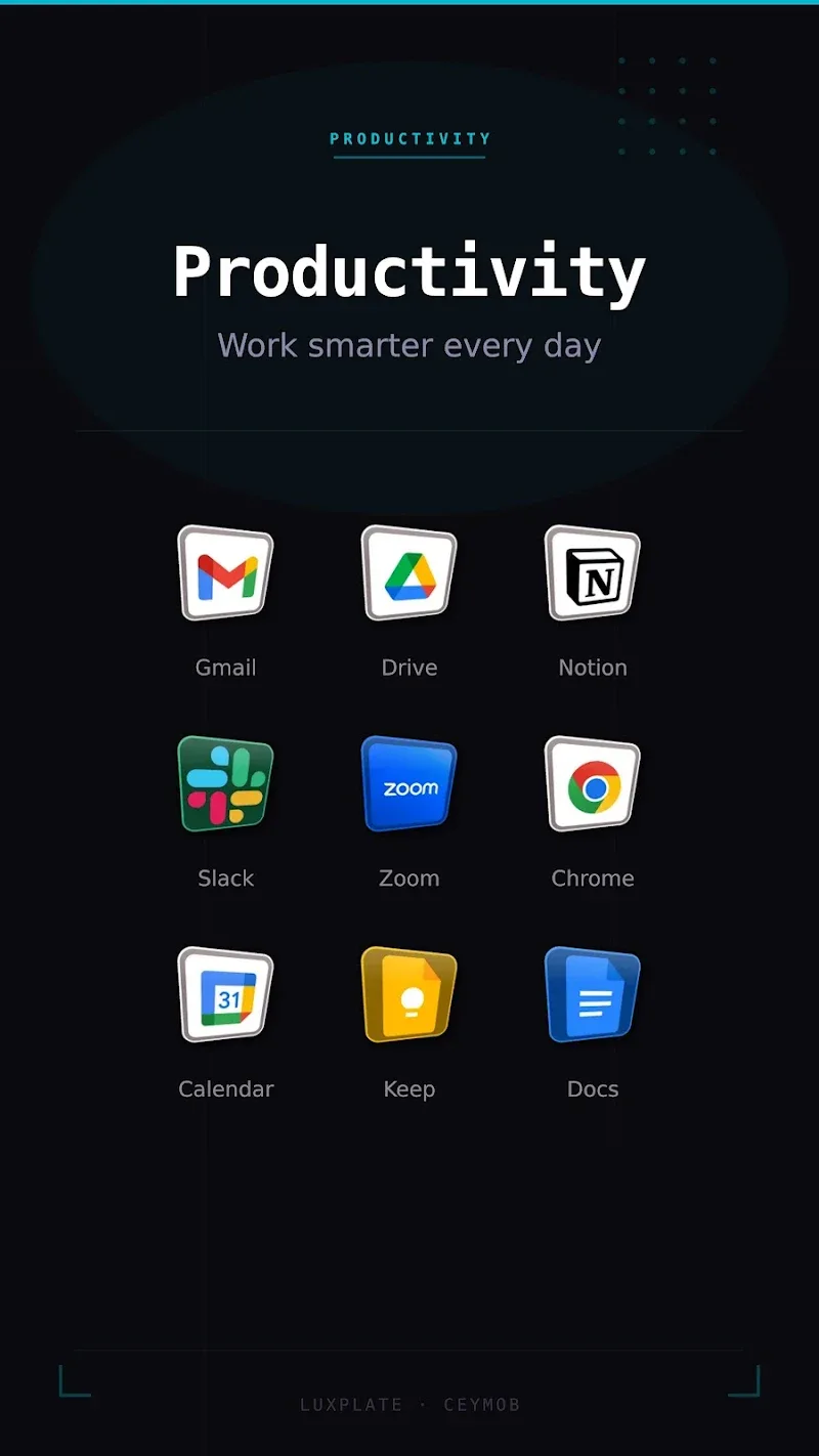Captura de tela 3 do Luxplate Icon Pack