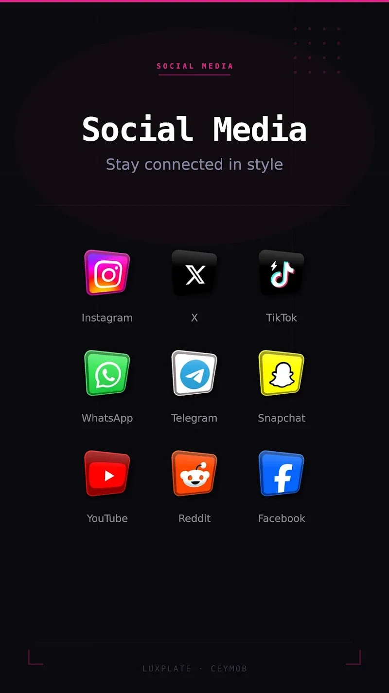 Captura de tela 2 do Luxplate Icon Pack