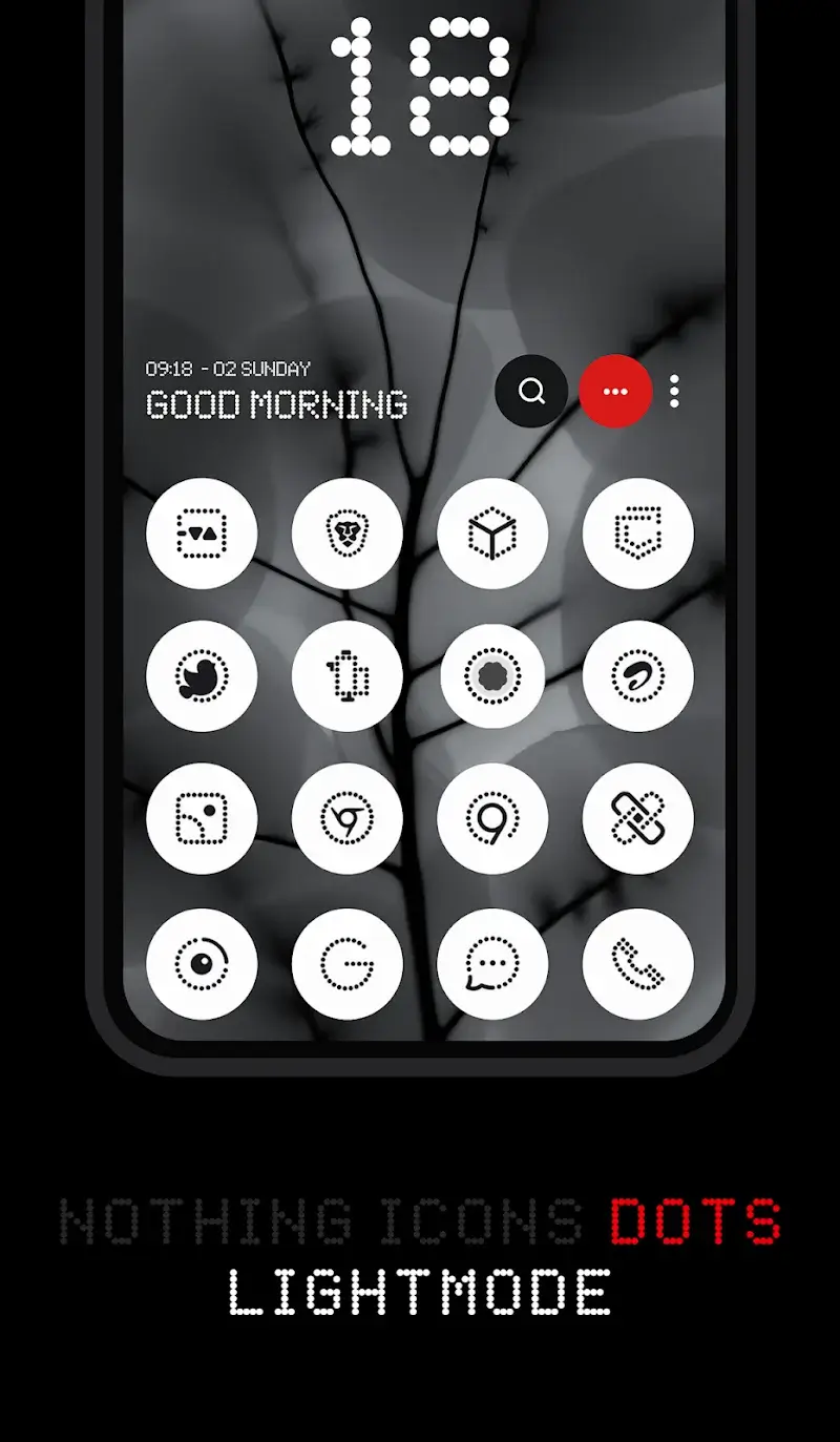 Capture d'écran Dots: Nothing Icon Pack 5