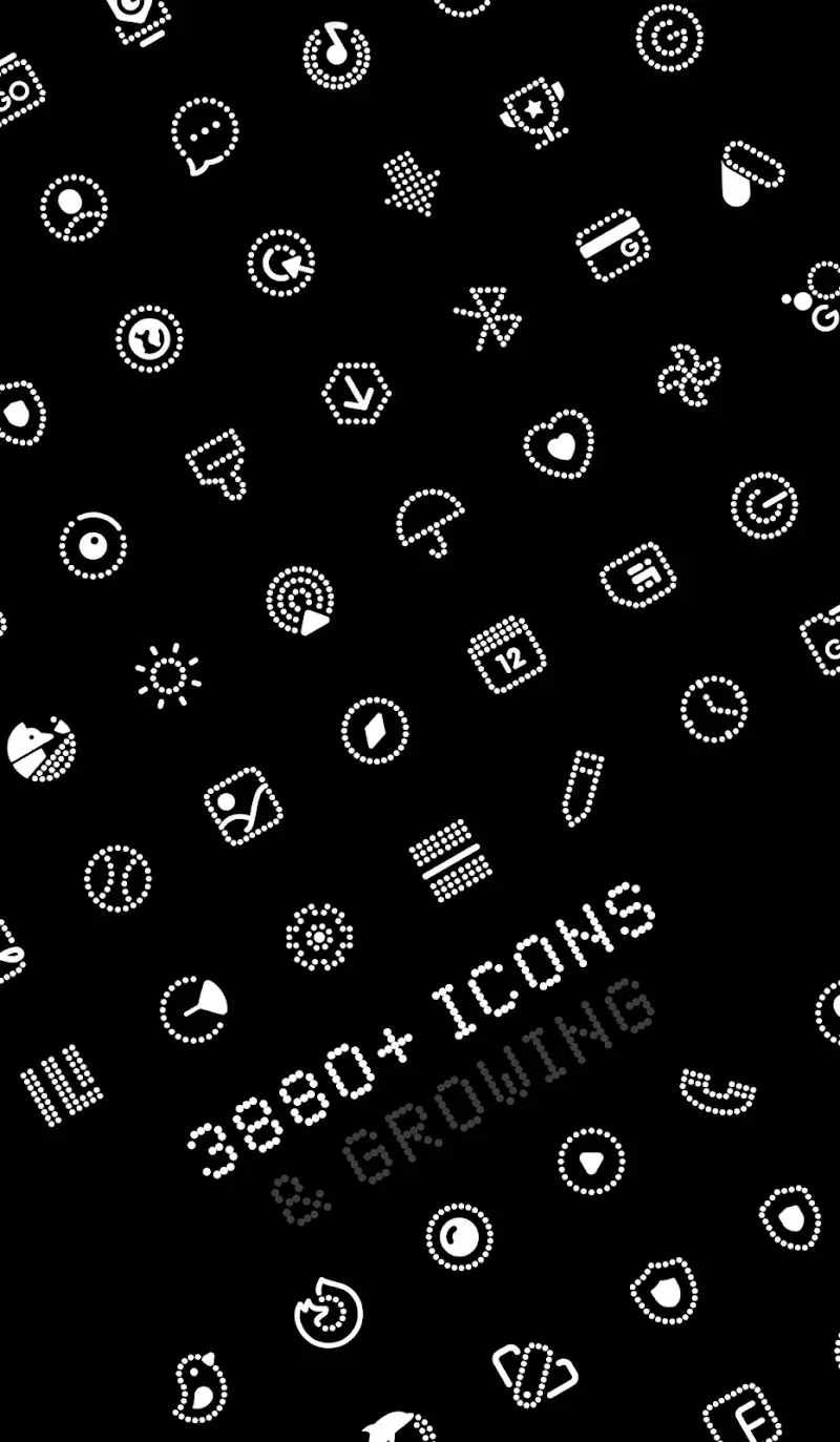 Capture d'écran Dots: Nothing Icon Pack 6