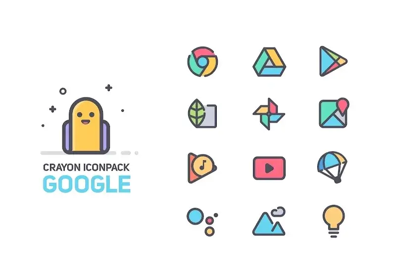 Capture d'écran Crayon Icon Pack 3