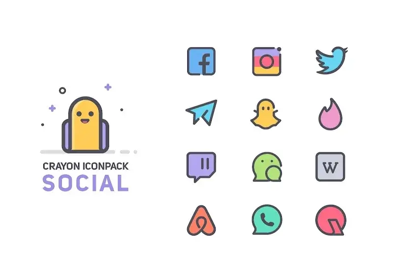 Capture d'écran Crayon Icon Pack 4