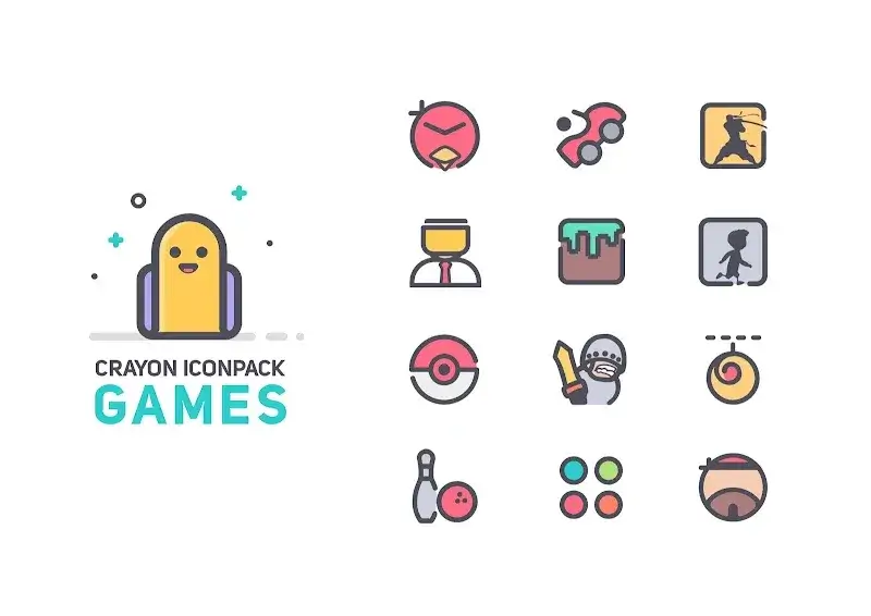 Capture d'écran Crayon Icon Pack 6