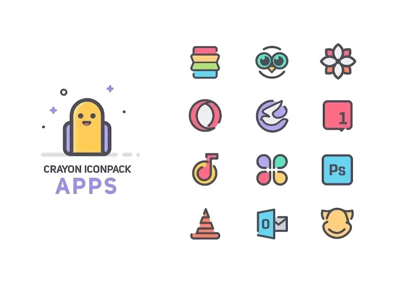 Capture d'écran Crayon Icon Pack 5