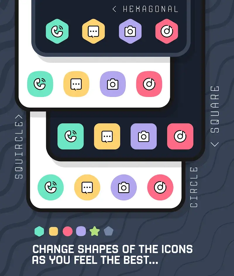 Crayon Adaptive IconPack preview screenshot 6