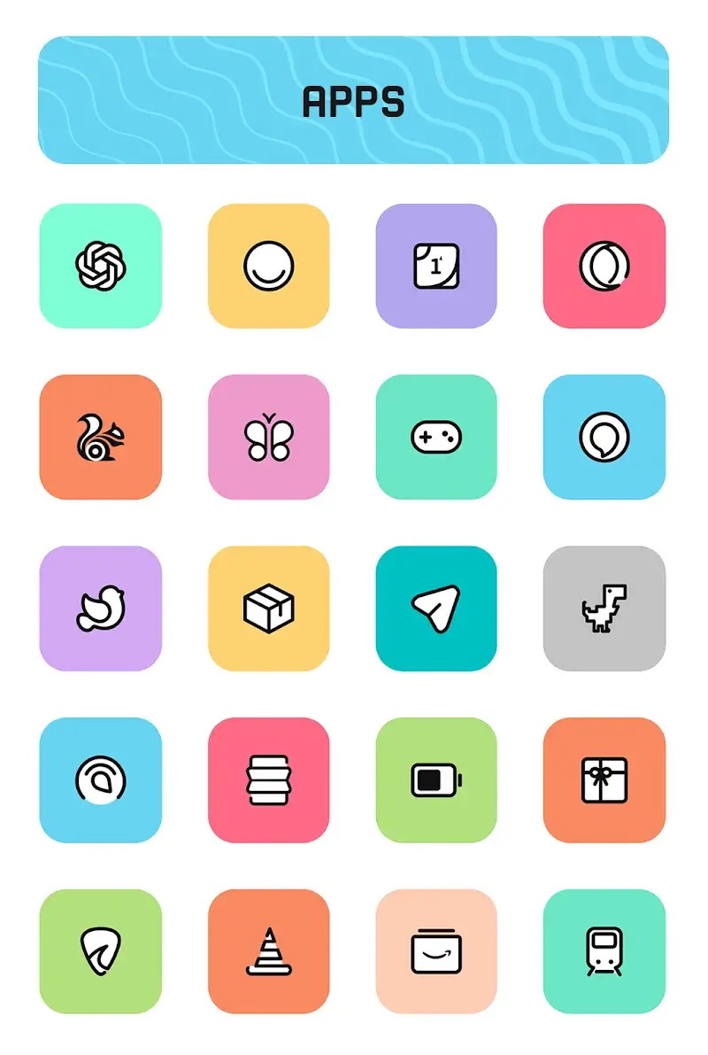Crayon Adaptive IconPack preview screenshot 5