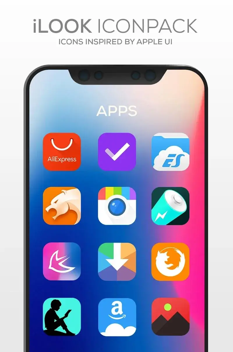 Tangkapan layar iLOOK Icon pack UX THEME 5