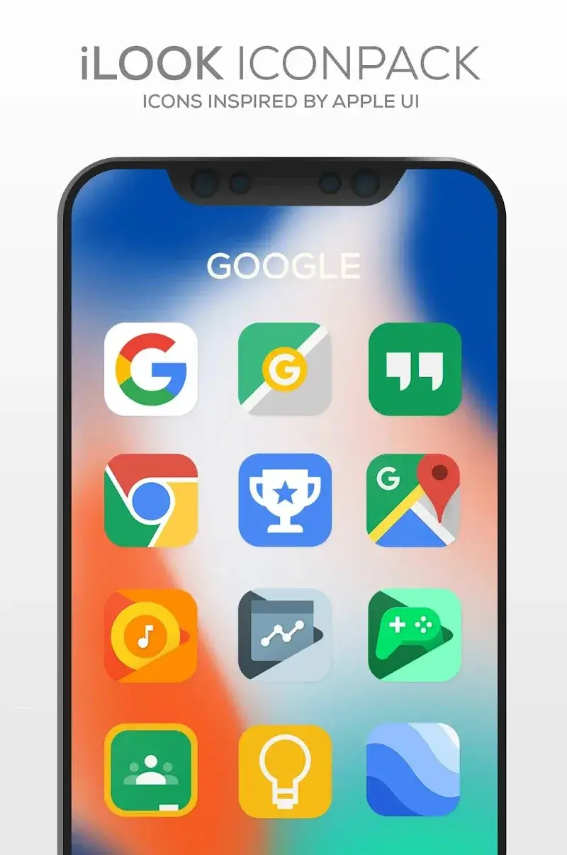 Tangkapan layar iLOOK Icon pack UX THEME 2