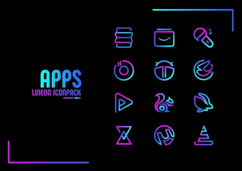 Captura de tela 3 do Lineon Icon Pack: LineX