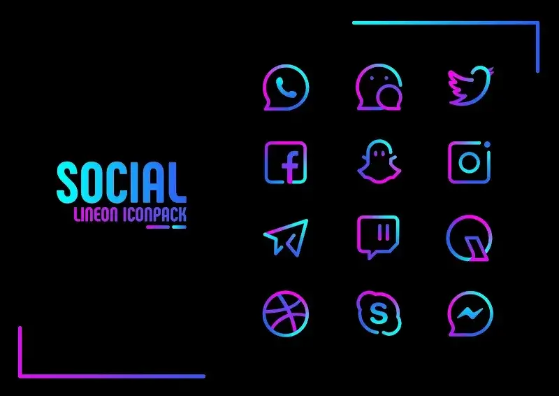 Captura de tela 5 do Lineon Icon Pack: LineX