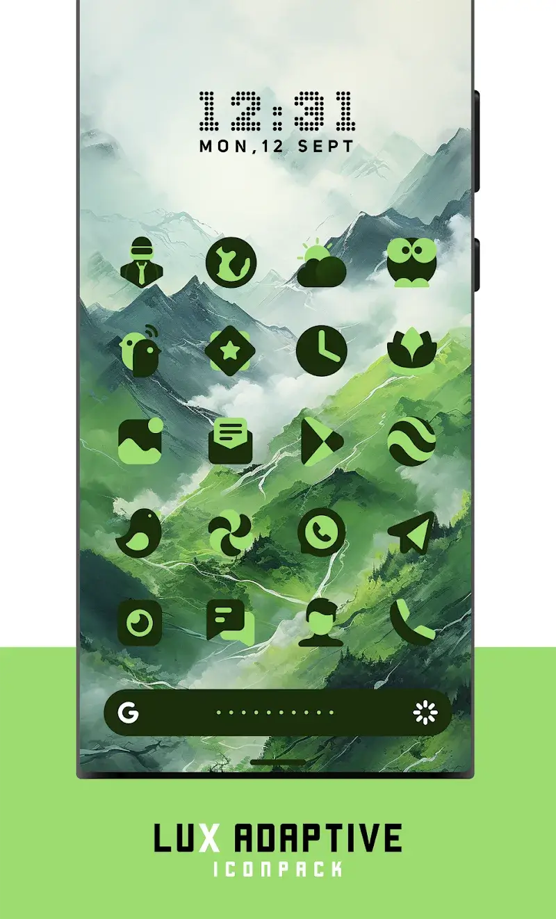 LuX: Adaptive Icon Pack Tangkapan Layar 3