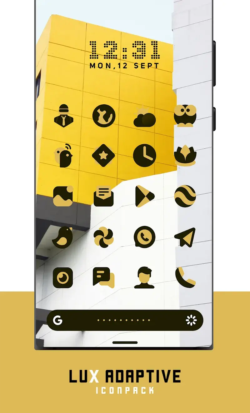 LuX: Adaptive Icon Pack Tangkapan Layar 2