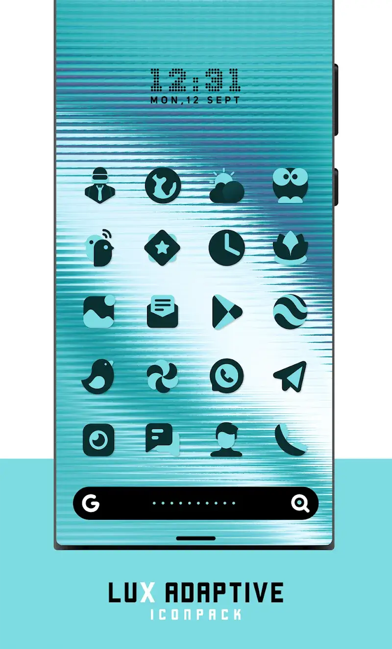 LuX: Adaptive Icon Pack Tangkapan Layar 5