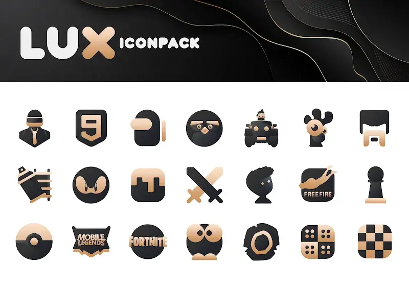 Gold IconPack : LuXGold screenshot 5