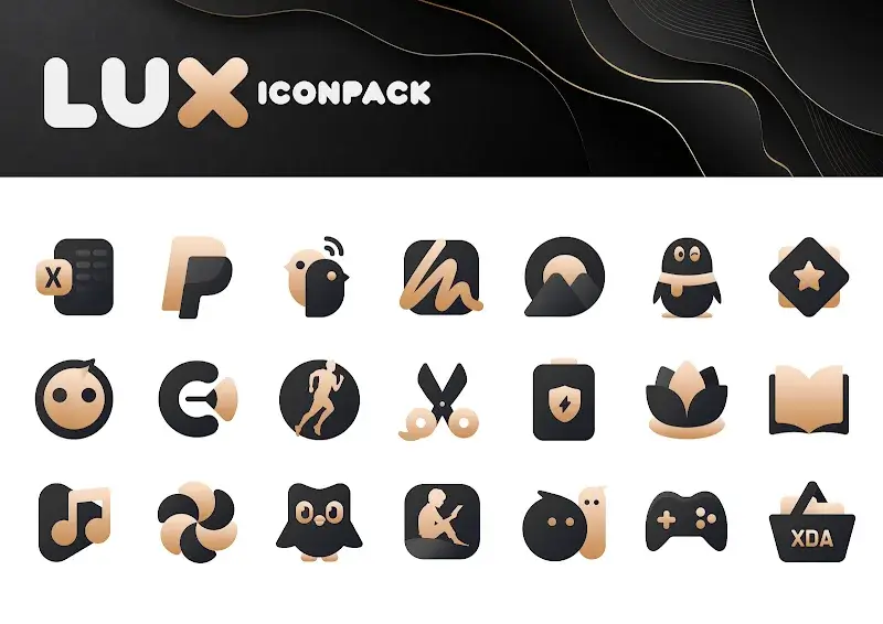 Gold IconPack : LuXGold screenshot 4