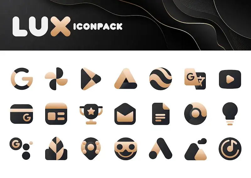 Gold IconPack : LuXGold screenshot 6