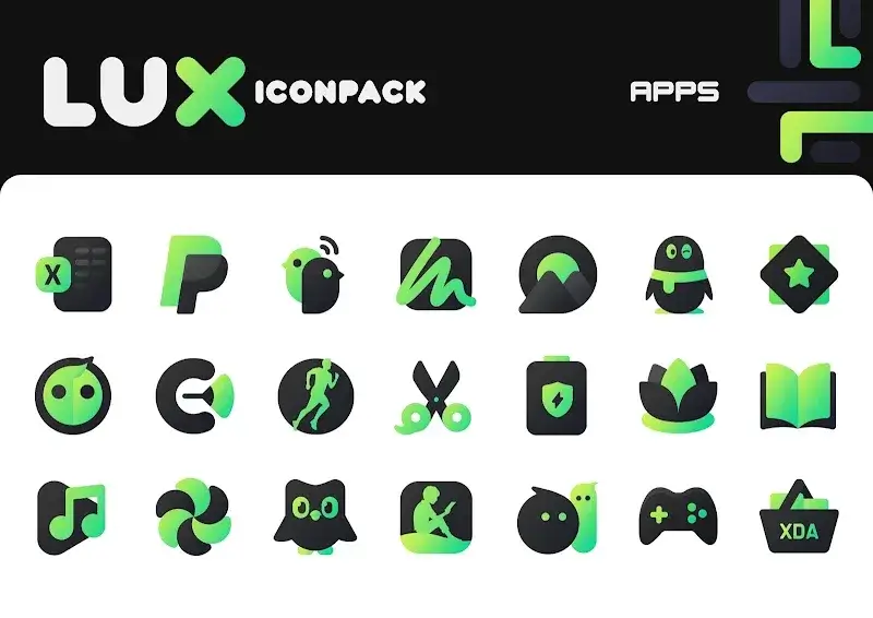 Green Icon Pack: LuX screenshot 5