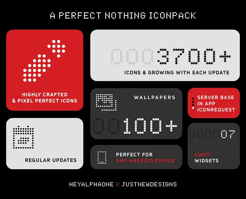Tangkapan layar LuX : Nothing Icon Pack 5