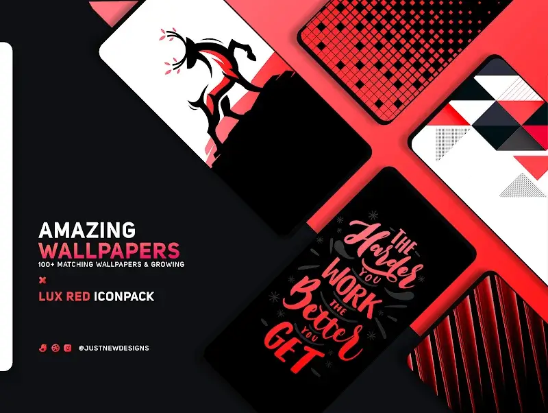 Red IconPack: LuXRed screenshot 6