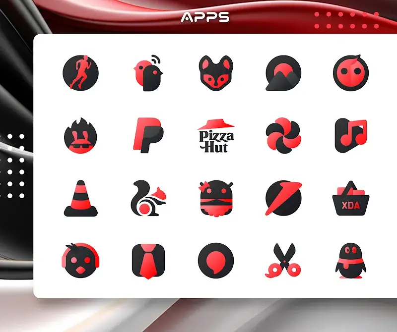 Red IconPack: LuXRed screenshot 3