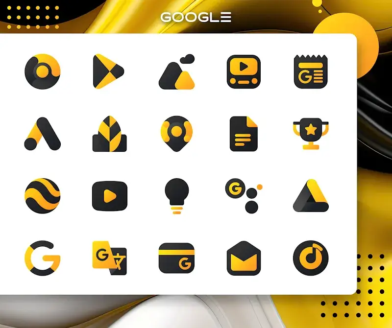 Yellow IconPack: LuXYellow screenshot 2