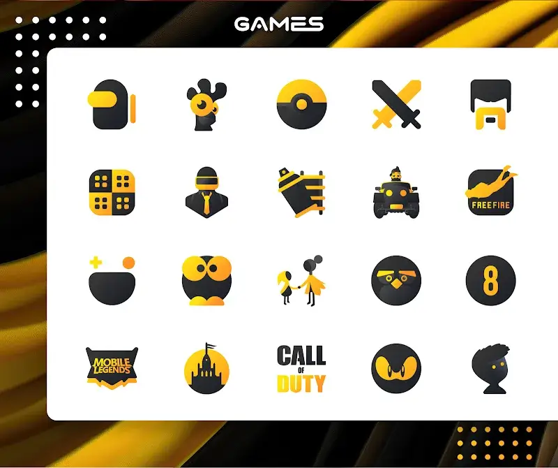 Yellow IconPack: LuXYellow screenshot 5