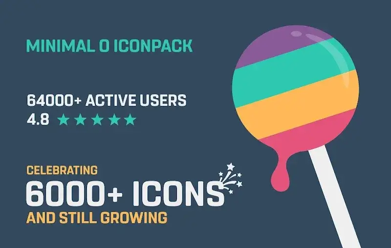 Minimal O – Icon Pack captura 1