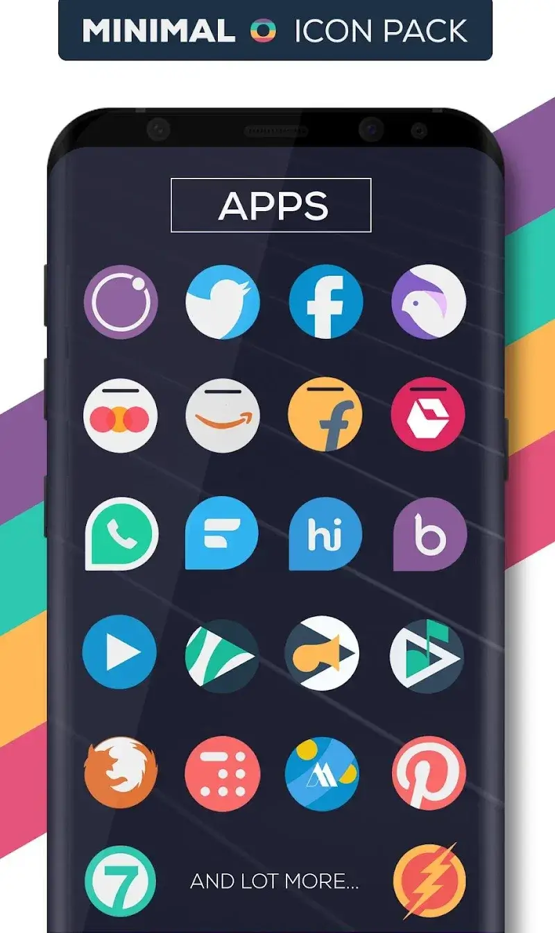 Minimal O – Icon Pack captura 4