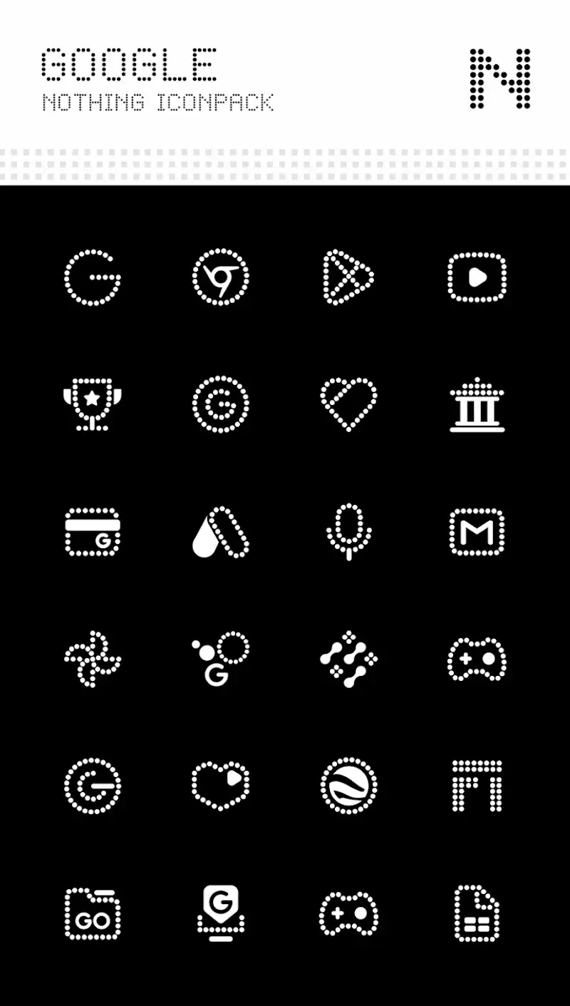 Tangkapan layar Nothing Icon Pack 3