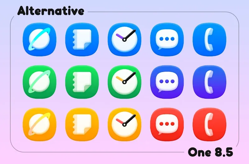 Capture d'écran du Pack d'Icônes OnePro 8.5 3