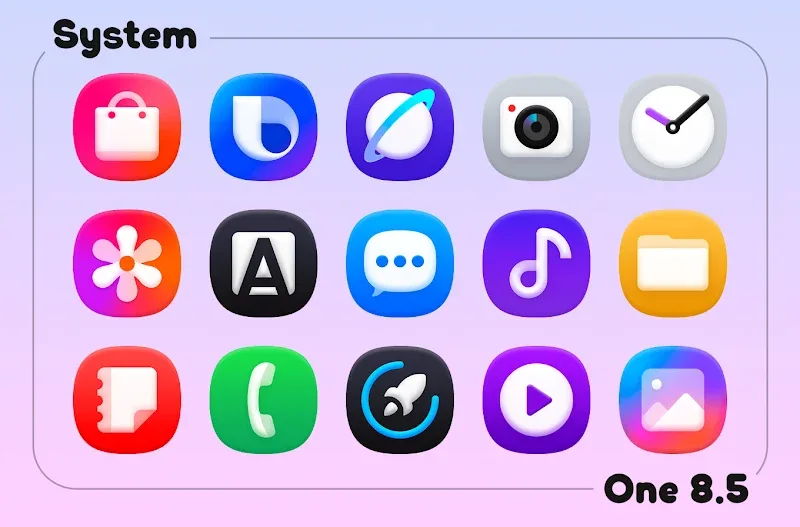 Capture d'écran du Pack d'Icônes OnePro 8.5 5