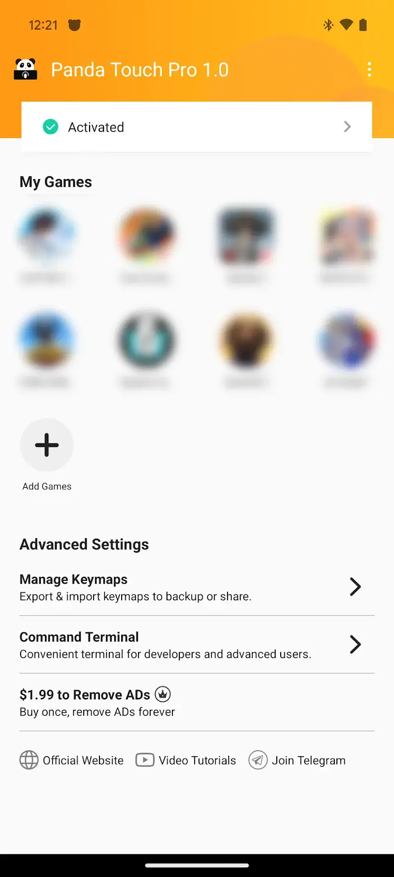 Screenshot Panda Touch Pro 1
