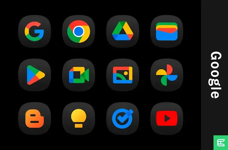 OnePro Dark - Icon Pack screenshot 2