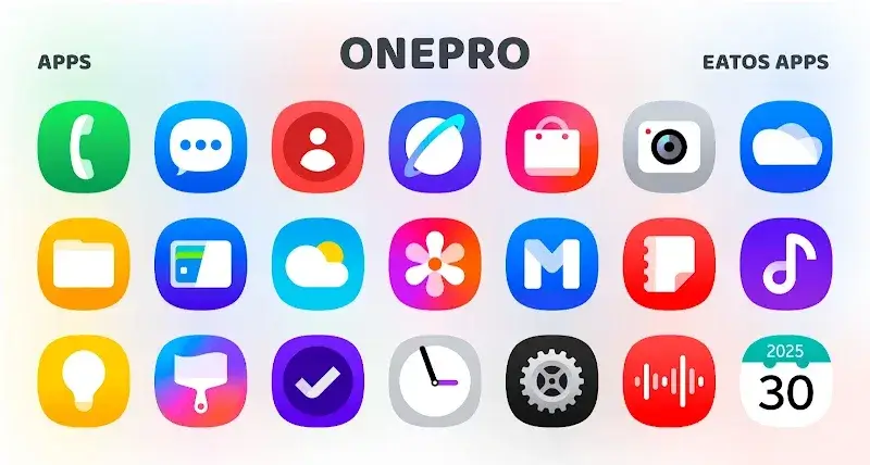 Captura de pantalla 6 de OnePro 8 - Icon Pack