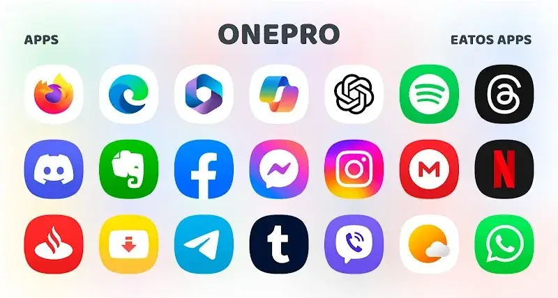 Captura de pantalla 3 de OnePro 8 - Icon Pack
