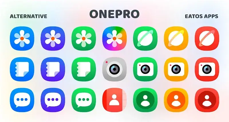 Captura de pantalla 2 de OnePro 8 - Icon Pack