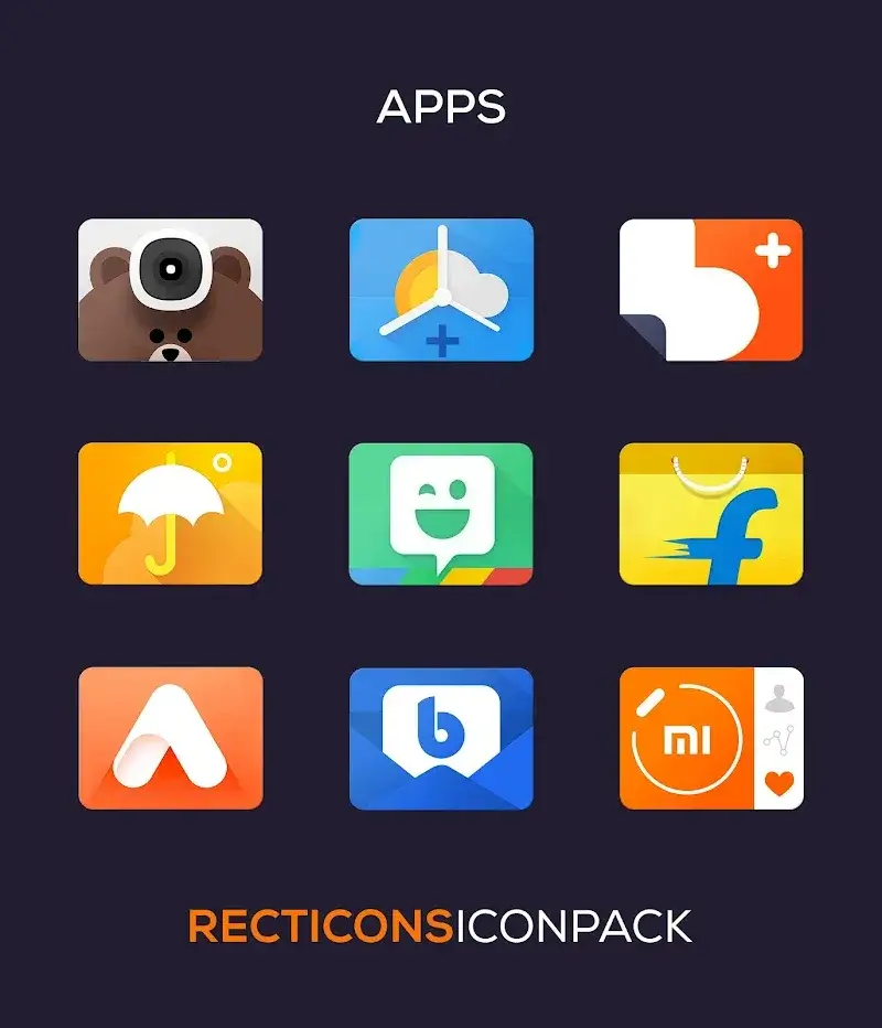 Recticons – Icon Pack captura 4